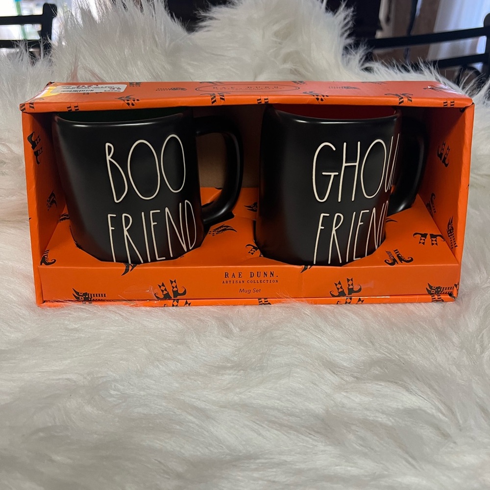Set of 2 Rae Dunn Halloween Mug Set NEW